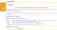 Desktop Screenshot of eltconcourse.com